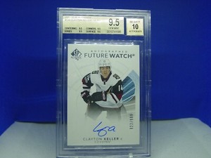 2017 SP Authentic CLAYTON KELLER #120 RC Rookie Future watch AUTO #822/999