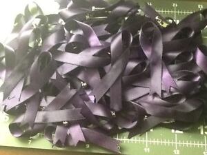 purple ribbons to support domestic violence awareness 