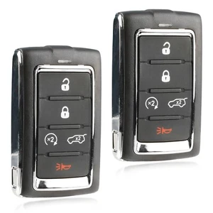 2 Key Fob Remote 5b for 2021 2022 2023 Jeep Grand Wagoneer Cherokee M3NWXF0B1 - Picture 1 of 5