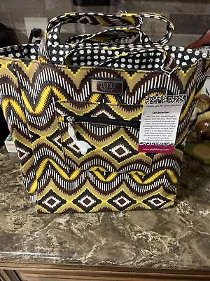 GIGI HILL Africa Rita Sundust Yellow TOTE SHOULDER HANDBAG BAG PURSE NWT - Image 1 of 4