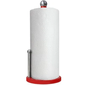 Paper Towel Holder Countertop With Weighted Base Easy Onehanded Tear Paper Towel - Picture 1 of 7