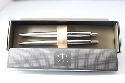 Modern Parker Jotter Flighter Ballpoint & Pencil, Cased & Instructions - Image 1 of 3