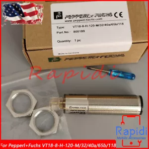 Per Pepperl+Fuchs VT18-8-H-120-M/32/40a/65b/118 Sensore di prossimità 100mA 12-24VDC - Foto 1 di 7