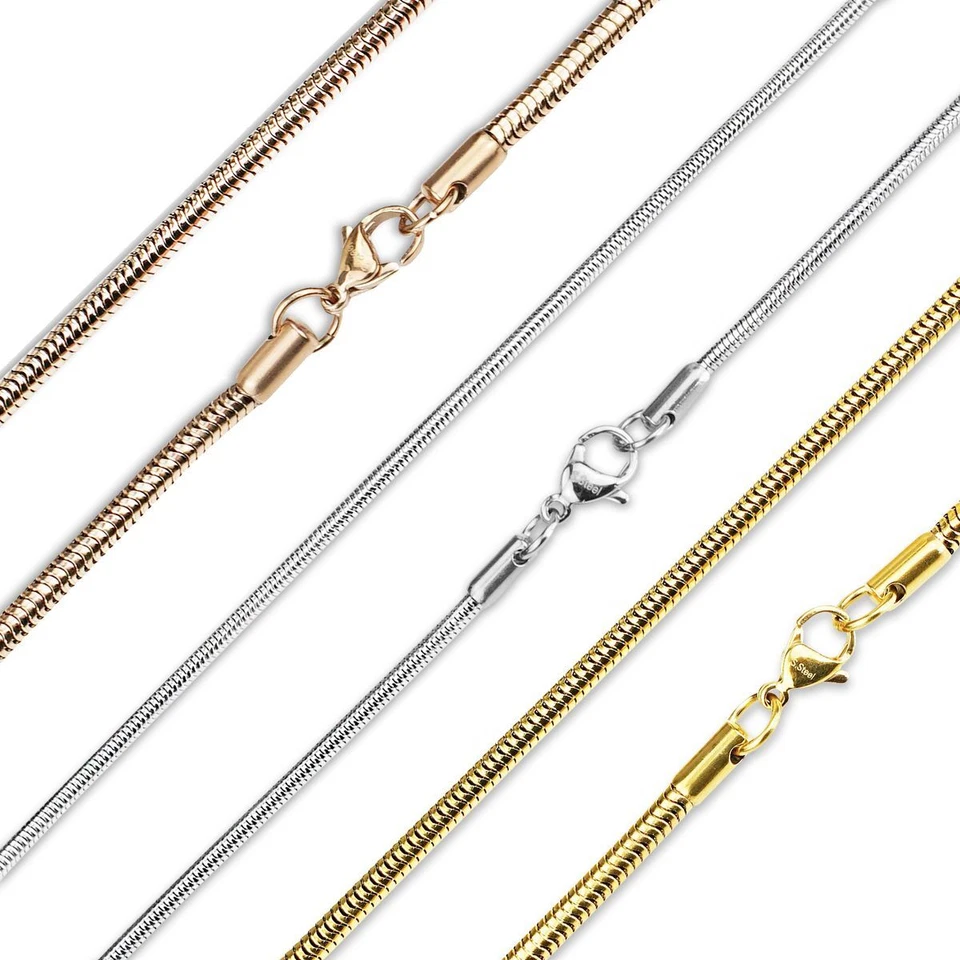 Catena Groumette Argento Collana Donna Maglia Grumetta Catenine Oro - Immagine 1 di 1