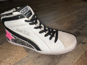 sneakers alte golden goose slide 38 donna made in italy glitter - Foto 1 di 16