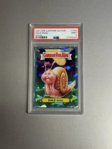 Topps GPK 2021 Sapphire Dale Snail Aqua Refractor/99 #145A PSA 9 - Imagen 1 de 3