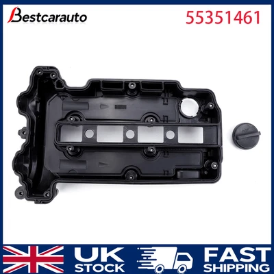 For Vauxhall Astra Corsa Meriva Tigra 1.2 1.4 Petrol 55351461 Rocker Valve Cover - Image 1 of 4