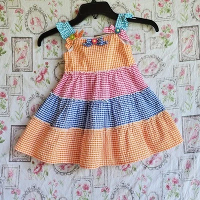 Vestido Blueberi Boulevard Toddle Multicolor Talla 3T Foto 1 de 4