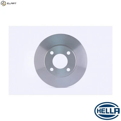 2x BRAKE DISC 8DD 355 102-431 FOR AUDI ABK/AAD/ABT/ACE/6A/3A/ADW 2.0L DZ 1.8L 80 - Image 1 of 4