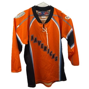 Camiseta deportiva de hockey de colección de los Kansas City Mavericks niños grande/XL CHL puntada ligas menores - Imagen 1 de 8