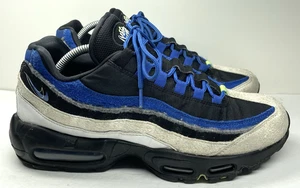 Nike Air Max 95 Double Swoosh Black/Royal/White Sneakers DQ0268-001 Men Sz 10.5 - Imagen 1 de 8