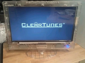 Clear Tunes 15.5" LED TV CT-1582S Prison Jail Transparent Gaming W/ Remote Works - Picture 1 of 17