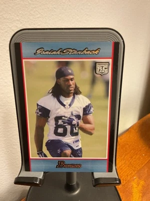 2007 Bowman Isaiah Stanback #120 Rookie Blue SP /500 Dallas Cowboys RC - Image 1 of 2