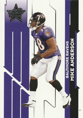 2006 Leaf Rookies and Stars #10 Mike Anderson - Image 1 of 3