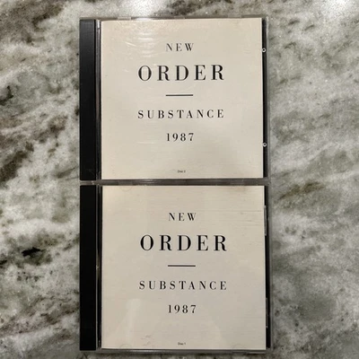 New Order Substance 1987 Disc 1 & 2 Classic Post-Punk Synth-Pop Hits BOTH CDs MI - Image 1 of 4