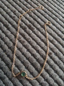9 Ct Bracelet With Emerald - Picture 1 of 3