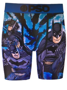 PSD Justice League BATMAN DYE Underwear Boxer Briefs Men's L 36-38 NWT - Picture 1 of 4