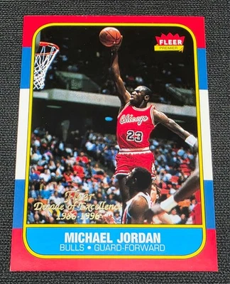 1996-97 Fleer Decade of Excellence #4 Michael Jordan: Chicago Bulls - Image 1 of 4