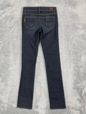 Paige Jeans Womens 26 Dark Wash Blue Skyline Straight Made in USA Stretch Denim - Image 1 of 4