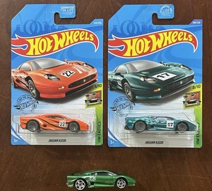 Hot Wheels JAGUAR XJ220 - Orange Blau Grün Exoten - 3 verschiedene - Bild 1 von 5