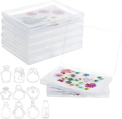8 Pack Dried Flower Storage Kit Including Storage Containers and Bags, Blotting - Image 1 of 4