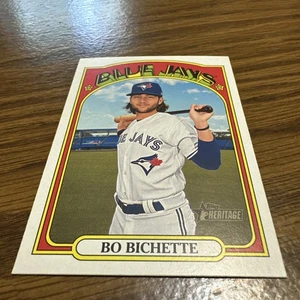 2021 Topps Heritage #293 Bo Bichette Flip Stock NR/MT Grading? - Bild 1 von 6