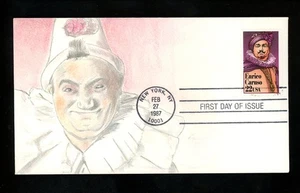 US FDC #2250 Friedman Hand Drawn HD Colored HC 1987 NY Enrico Caruso Opera Music - Picture 1 of 2