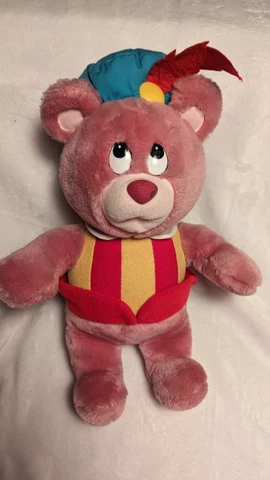 Disney Cubbi Gummi Bears Pink 11" Plush Bear Applause 1985 Vintage Toy Cover