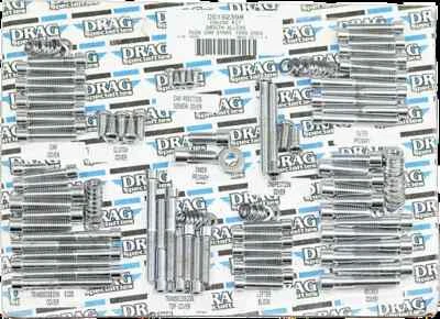 Juego de pernos de caja de motor con cabeza de enchufe cromada DS Harley Softail Deuce 00-04 Foto 1 de 4