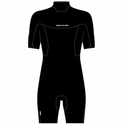 Neilpryde Nexus 2/2 BZ Shorty Herren-Neoprenanzug Sommer-Neoprener Neo Schwarz