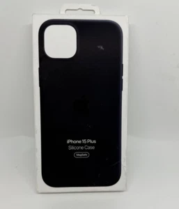 Funda Silicona Apple MagSafe iPhone 15 Plus MT103ZM/A A3124 - Negra - Fabricante de Equipo Original Nueva - Imagen 1 de 7