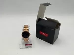Reloj de vestir Timex oro rosa para mujer analógico TW2T38600 - Imagen 1 de 7