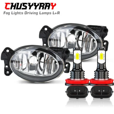 Pair LED Fog Light Lamp For Mercedes Benz X164 GL320 GL450 GL550 2007 2008 2009 - Image 1 of 4