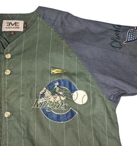 Vintage CHARLOTTE KNIGHTS Baseball Trikot MiLB Herren XL mit Pin - leichte Flecken - Bild 1 von 22