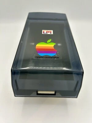 Vintage 80’s Apple II Computer 3-1/2” Floppy Disk Storage Case Apple Decal Logo - Image 1 of 4
