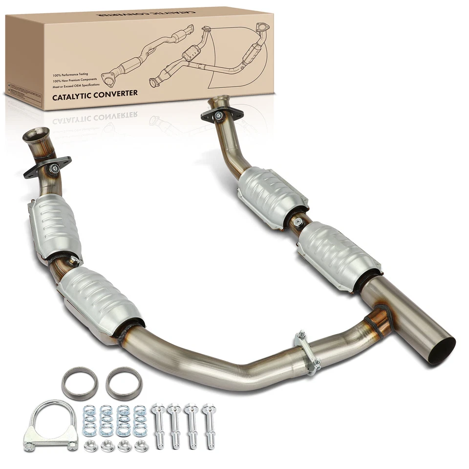 Convertidor catalítico delantero para Ford E-150 E-150 Club Wagon E-250 E-350 Super Duty Foto 1 de 4