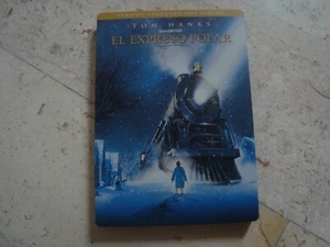 THE POLAR EXPRESS *rare* MEXICO exclusive 3 Disc SteelBook BluRay 2DVD Tom Hanks - Picture 1 of 10