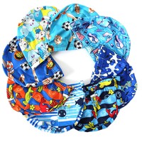 Elastic Fabric Protect Ears Long Hair Swim Pool Hat Swimming Cap For childre TDO