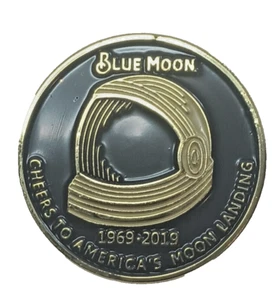 Cheers to America's Moon Landing 1969-2019 Lapel Pin Blue Moon - Picture 1 of 8