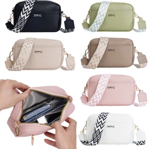 Crossbody Bag for Women Leather Purses Small Shoulder Handbags with Wide Strap - Picture 1 of 31