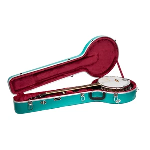 Crossrock 5-String Resonator & Gibson Tenor Banjo Case-ABS Molded Hardshell - Picture 1 of 6