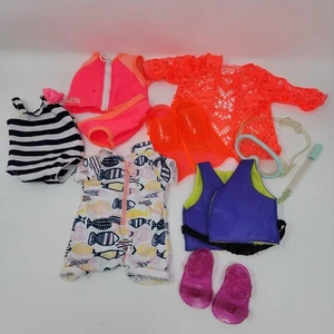 Our Generation OG 18" Doll Clothing Lot Beachwear Swimwear Swimsuits - Picture 1 of 11