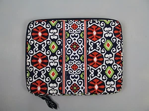 Vera Bradley Sun Valley Laptop Case Soft Sleeve Zip Case Quilted w/ Pocket 14" - Picture 1 of 3