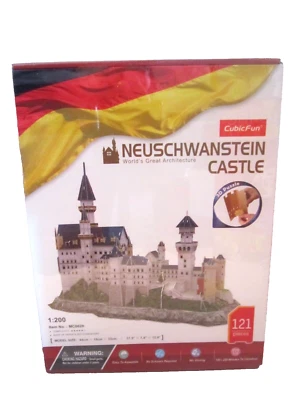 CubicFun 3D Neuschwanstein Castle Puzzle Germany 121 pcs Architecture Sealed - Image 1 of 3