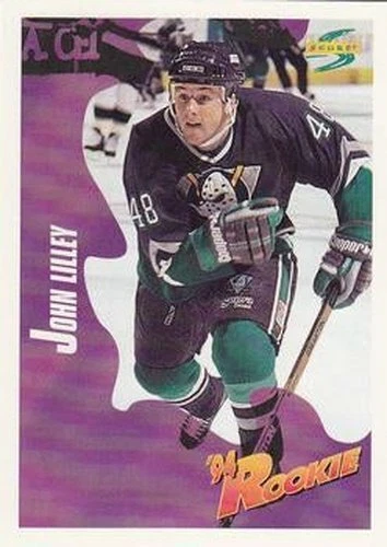 #228 John Lilley - Anaheim Mighty Ducks - 1994-95 Score Hockey - Image 1 of 1