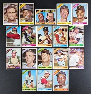 1967 Topps Baseball Set Break 18 Cards NM Lou Brock Joe Morgan - Picture 1 of 3