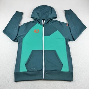 Nike Therma Fit Kevin Durant Hoodie Big Boys Size XL Green Full Zip KD Logo - Picture 1 of 9