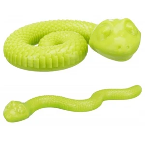 Trixie TPR Snack Snake with Sound for Filling with Dog Treats or Paste - 2 Sizes - Picture 1 of 14