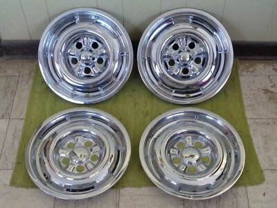 64 65 66 67 Tapacubos Mercury Cyclone 14" Juego 4 Cubiertas Rueda 1964 1965 1966 1967 Foto 1 de 4