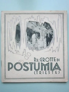Höhlen von Postumia Triest 1931 Slowenien Höhlenforschung Illustrationen Preisführer - Bild 1 von 1